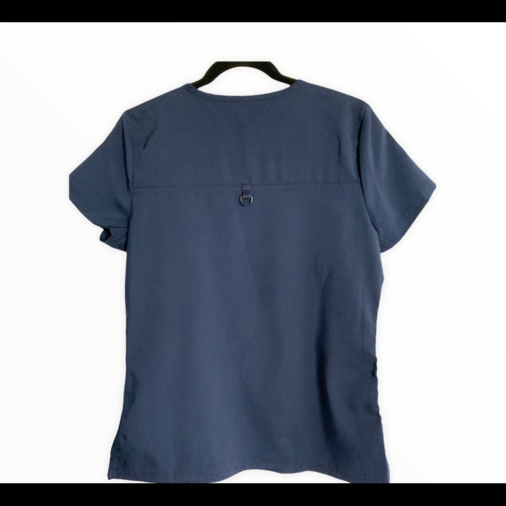 Koi Tech Abby Mock Wrap Scrub Top Sz S - Picture 2 of 4